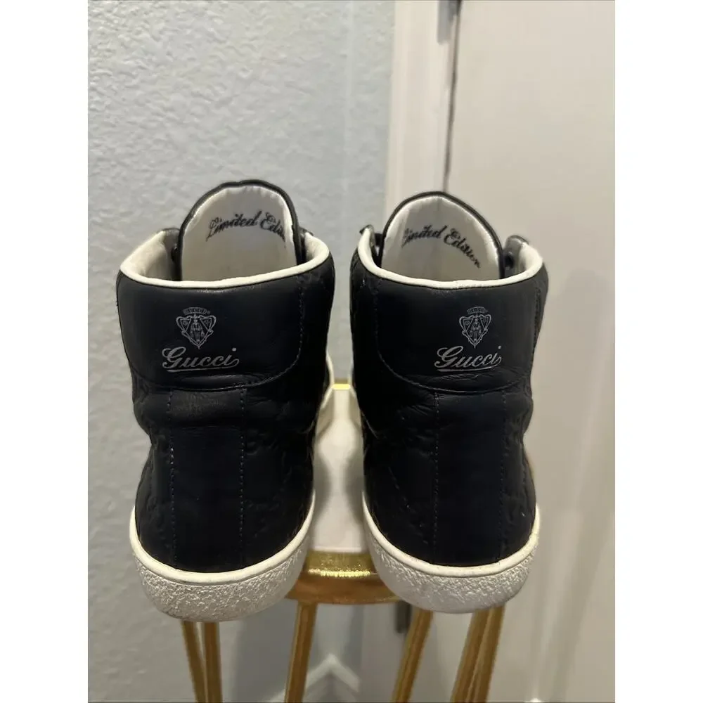 AUTHENTIC GUCCI BROOKLYN GUCCISSIMA 357169 GG 10.5 (fits USA 11.5) DK BLUE